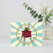 fornuis koken gepersonaliseerde receptenkaart briefkaart (Staand voorkant)