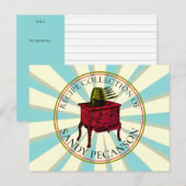 fornuis koken gepersonaliseerde receptenkaart briefkaart (Voorkant / Achterkant)