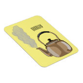 Fornuis of kookplaat ketel cartoon illustratie  magneet (Rechterzijde)