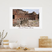 Foro di Traiano Panorama Poster (Keuken)