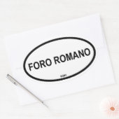 FORO ROMANO OVALE STICKER (Envelop)