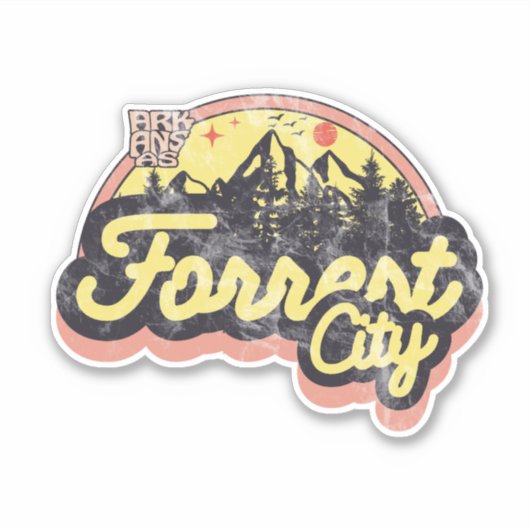 Forrest City, Arkansas Sticker (Voorkant)