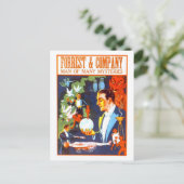 Forrest & Co. Magician Advertentie Briefkaart (Staand voorkant)