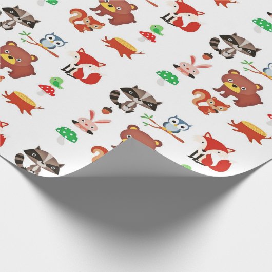 Forrest Friends Cadeaupapier (Hoek)