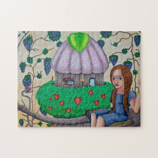 Forrest Fruit Fairy Draaispuzzel Legpuzzel (Horizontaal)