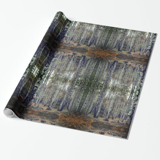 Forrest Glossy Wrapping Paper, 30 in x 6 ft Cadeaupapier (Uitgerold)