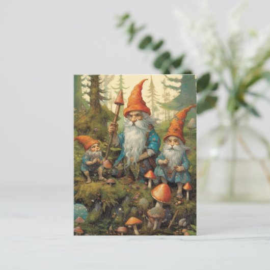 Forrest Gnomes Briefkaart (Staand voorkant)