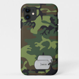 Forrest Green en bruine militaire Camouflage Case-Mate iPhone Case