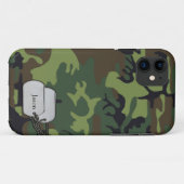 Forrest Green en bruine militaire Camouflage Case-Mate iPhone Case (Achterkant (horizontaal))