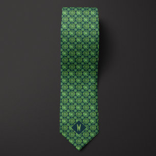 Forrest Green Mandala Bruidsjonker Stropdas