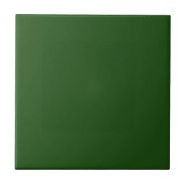 Forrest Green Solid Color Tile Tegeltje