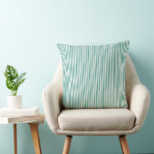 Forrest Green Ticking Stripe Cushion Kussen (Stoel)