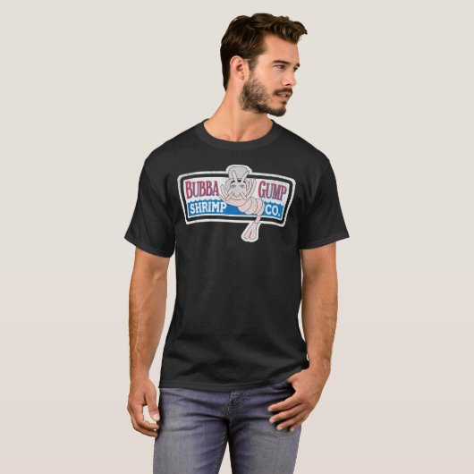 Forrest Gump Bubbas Shrimp Co Essential T-Shirt (Voorkant volledig)