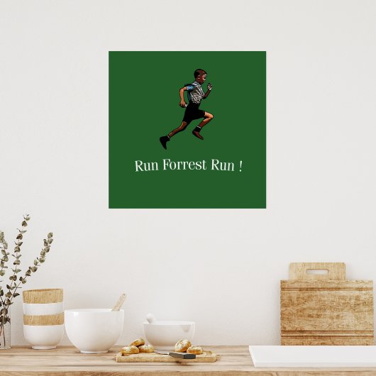 FORREST GUMP HARDLOPEN POSTER (Keuken)