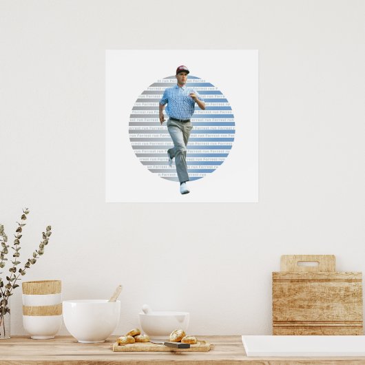 Forrest Gump Running Poster (Keuken)