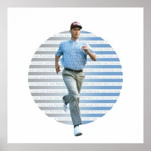 Forrest Gump Running Poster