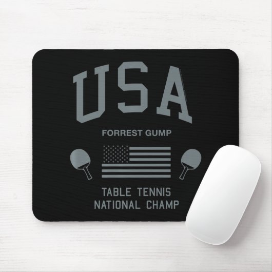 Forrest Gump USA Table Tennis National Champ Muismat (Met muis)