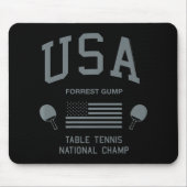 Forrest Gump USA Table Tennis National Champ Muismat (Voorkant)