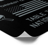 Forrest Gump USA Table Tennis National Champ Poster (Hoek)