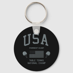 Forrest Gump USA Table Tennis National Champ Sleutelhanger