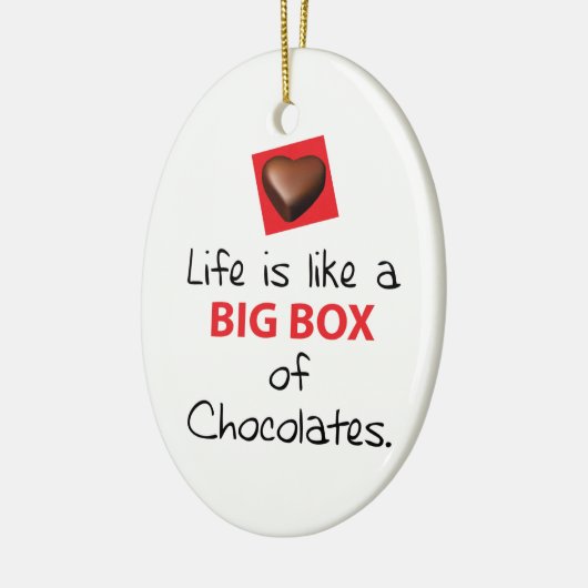 Forrest Gump ventilatoren Keramisch Ornament (Links)