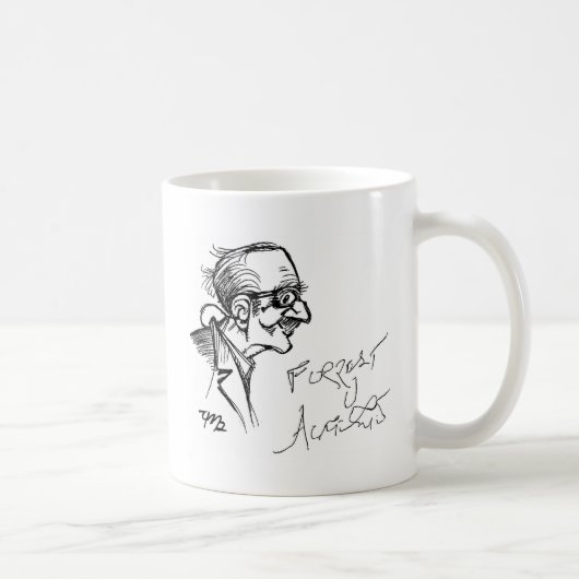 Forrest J Ackerman Schirmeister Sketch Koffiemok (Rechts)