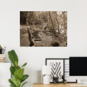 Forrest Steps XL Canvas Poster (Thuiskantoor)