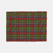 Forrester Clan Tartan Plaid Fleece Deken (Voorkant (Horizontaal))