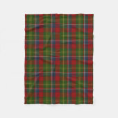 Forrester Clan Tartan Plaid Fleece Deken (Voorkant)