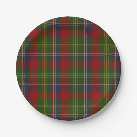 Forrester Clan Tartan Plaid Paper Bord (Voorkant)