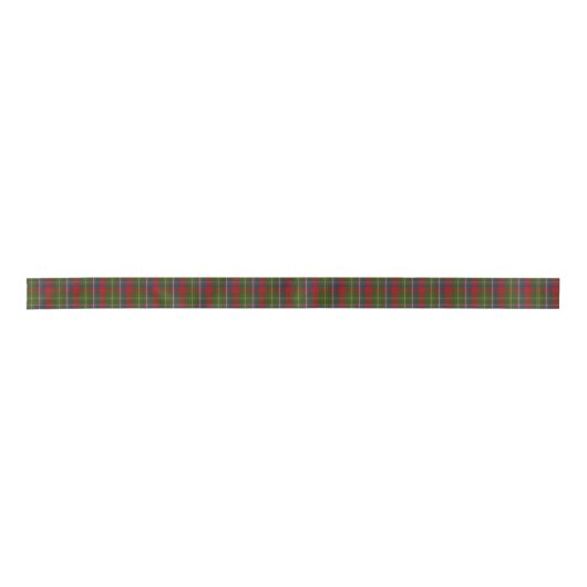 Forrester Clan Tartan Pset Ribbon Satijnen Lint (Voorkant)