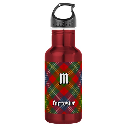 Forrester Clan Tartan Waterfles (Voorkant)