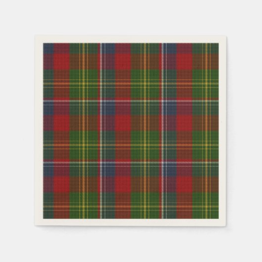 Forrester Tartan Plaid Papieren servetten (Voorkant)