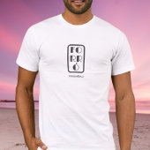 Forró forro dança dance logo zwart wit t-shirt