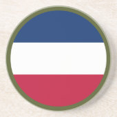 FORSCOM-embleem Zandsteen Onderzetter (Voorkant)