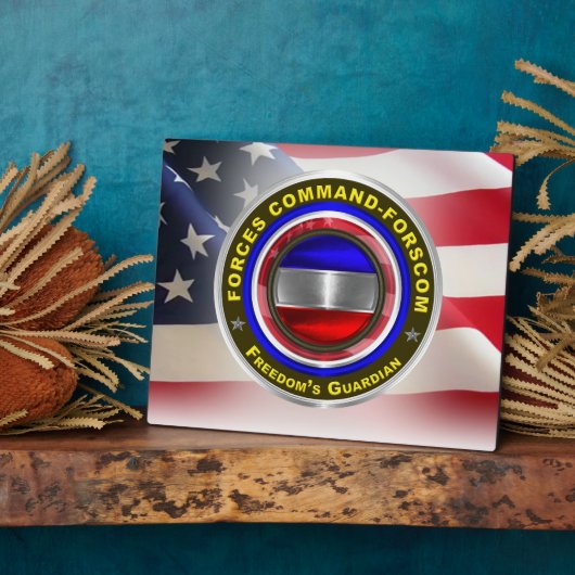 ForSCOM Forces Command ForSCOM Fotoplaat (Zijkant)