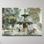 Forsyth Fontein Savannah GA Poster (Voorkant)