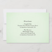 Forsyth Fontein Waterverf Savannah GA Kaart (Achterkant)