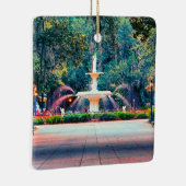 Forsyth Fountain in Dusk Ornament (Rechts)