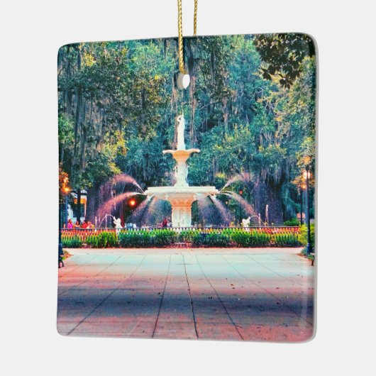 Forsyth Fountain in Dusk Ornament (Links)