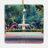 Forsyth Fountain in Dusk Ornament (Voorkant)
