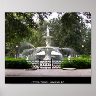 Forsyth Fountain Poster