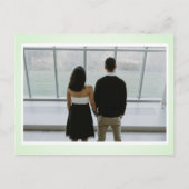 Forsyth Fountain Waterverf Foto Sla de datum op Aankondigingskaart (Achterkant)