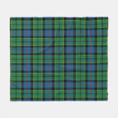 Forsyth Oude Schotse Plaid Fleece Deken (Voorkant (Horizontaal))