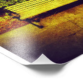 Forsyth Park Bench Foto Afdruk (Hoek)