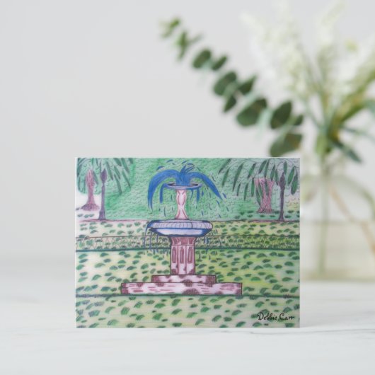 Forsyth Park Briefkaart (Staand voorkant)