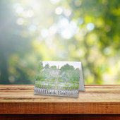 Forsyth Park fontain Waterverf Dank je Bedankkaart