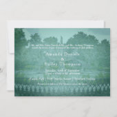 Forsyth Park Fontein Savannah GA Bruiloft Kaart (Voorkant)