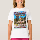 FORSYTH PARK - FORSYTH FOUNTAIN - SAVANNAH GEORGIA T-SHIRT (Voorkant)