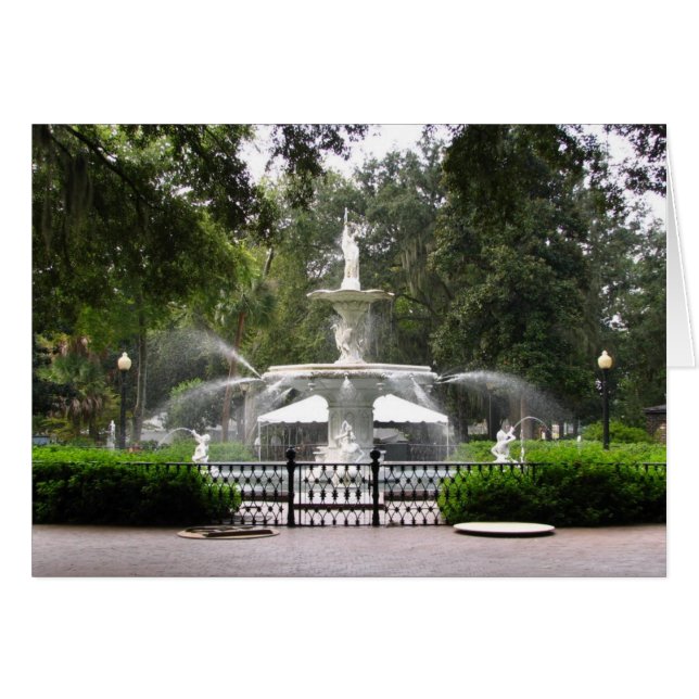 Forsyth Park Fountain (Voorkant Horizontaal)